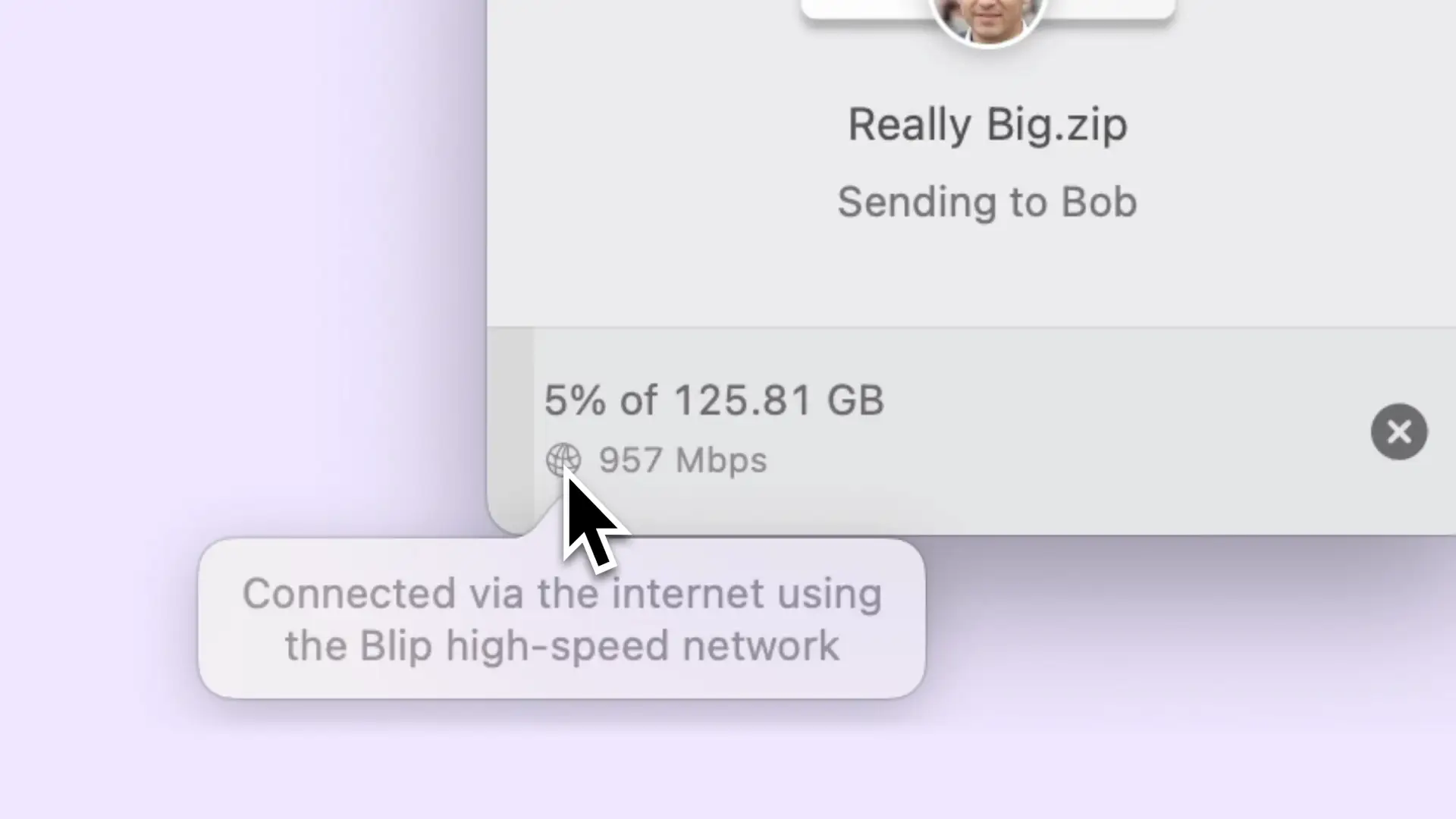Blip – The fastest way to send files